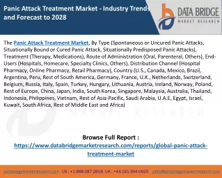 Panic Attack Treatment Market