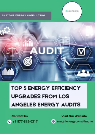 Top 5 Energy Efficiency Upgrades from Los Angeles Energy Audits