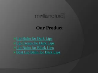 Brighten Black Lips with Lip Balm - mollisnatura