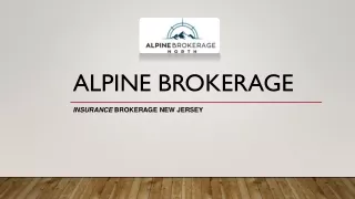 General Brokerage Agency New Jersey