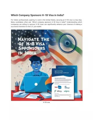 India Directly offers H1B