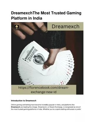 DreamexchThe Most Trusted Gaming Platform in India (1)