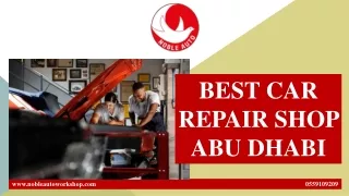 BEST CAR REPAIR SHOP ABU DHABI