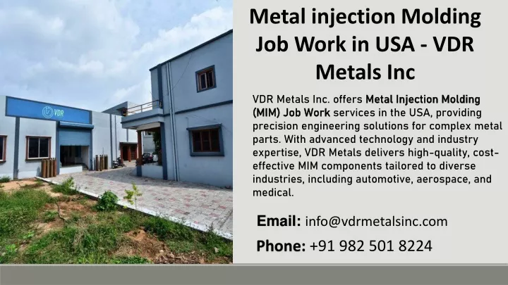 metal injection molding job work