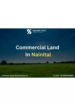 Why Invest in Nainital? The Perfect Blend of Nature and Commerce