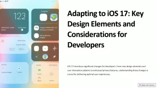 adapting to ios 17 key design elements