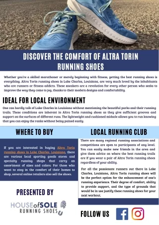 Discover the Comfort of Altra Torin Running Shoes