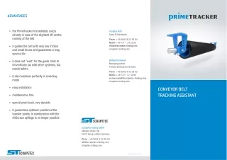 Conveyor Belt Tracking Solutions