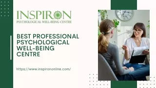 Best Professional Psychological Counseling for Well-being