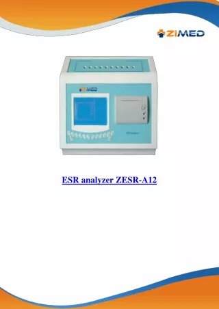 ESR analyzer ZESR-A12