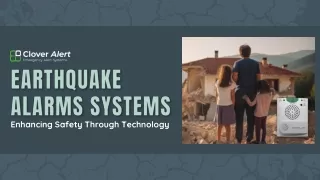 Earthquake Alarm Systems: Enhancing Safety Through Technology