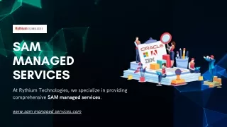 sam  managed services