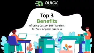 Top 3 Benefits of Using Custom DTF Transfers for Your Apparel Business