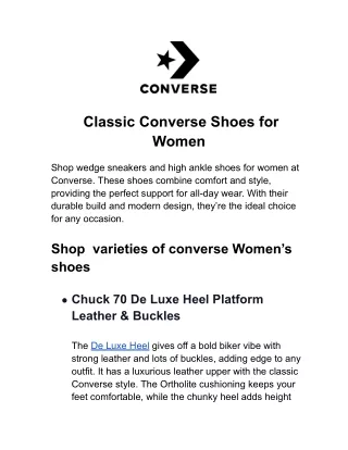 Shop Converse Stylish Women's Wedge Sneakers & High Ankle Shoes