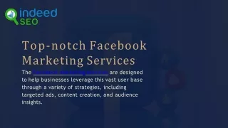 The Best Facebook marketing Agencies Here