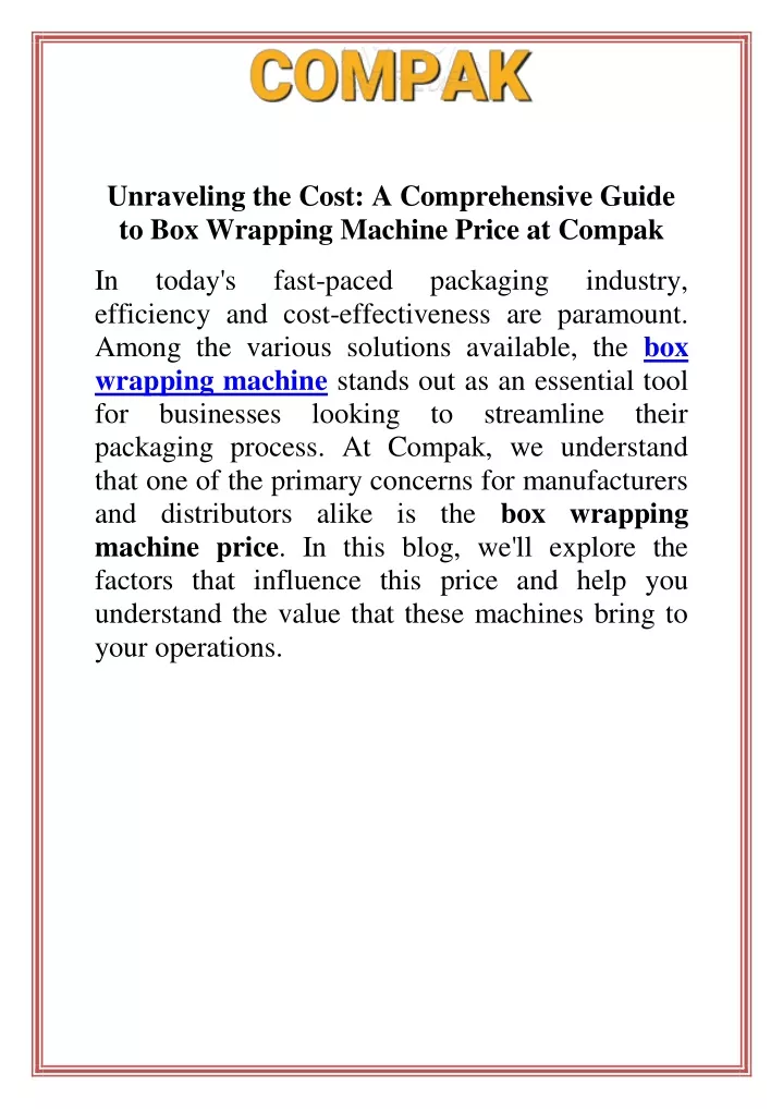 unraveling the cost a comprehensive guide