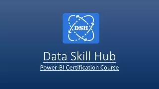 Power BI Course in Pune - Data Skill Hub