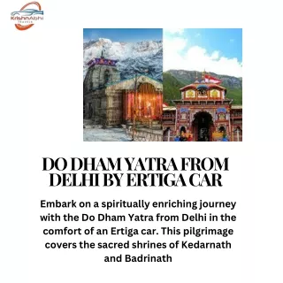 do dham yatra from delhi by ertiga car