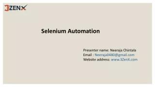 selenium automation