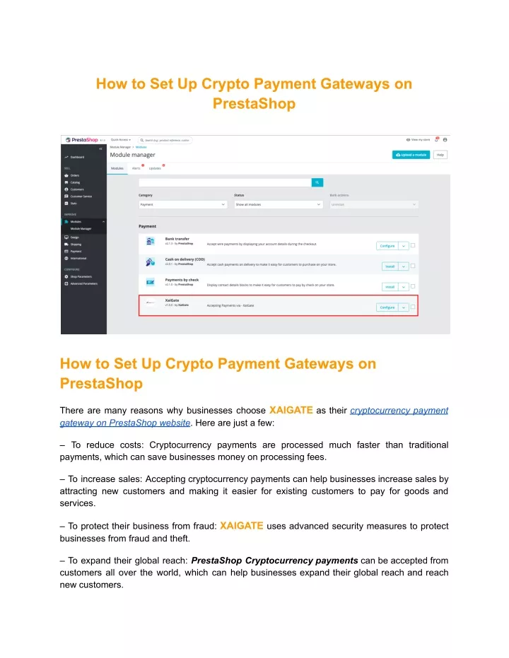 how to set up crypto payment gateways