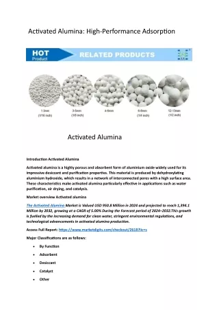 2Activated Alumin
