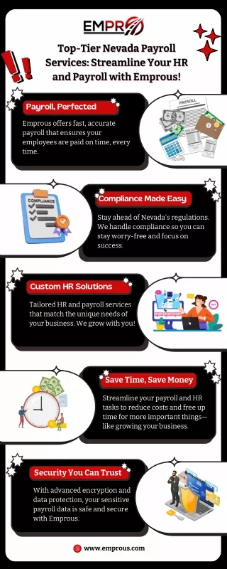 Top-Tier Nevada Payroll Services Streamline Your HR and Payroll with Emprous!