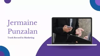 Jermaine Punzalan - Track Record In Marketing