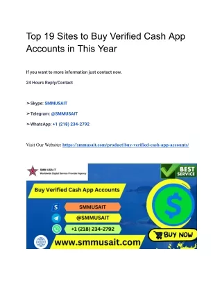 top 19 sites to buy verified cash app accounts