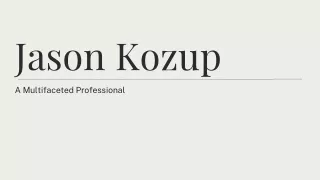 jason kozup