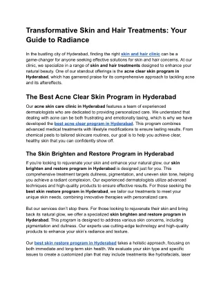 Transformative Skin and Hair Treatments_ Your Guide to Radiance