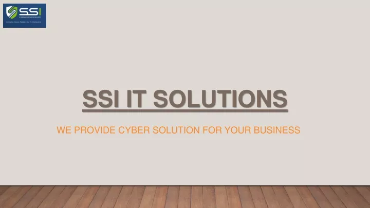 ssi it solutions