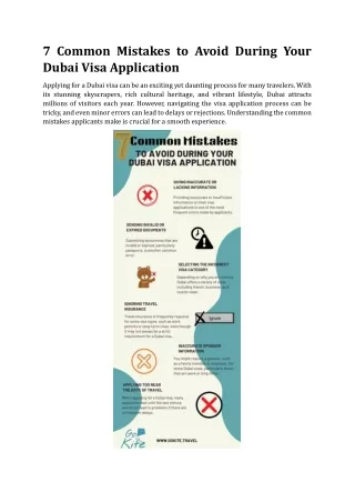 7 common mistakes to avoid during your dubai visa