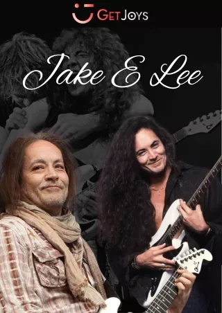 Ex-Ozzy Guitarist Jake E Lee Seriously Wounded in Vegas Shooting Incident