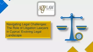 Navigating Legal Challenges The Role of Litigation Lawyers in Cyprus’ Evolving Legal Landscape