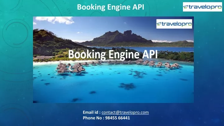 booking engine api