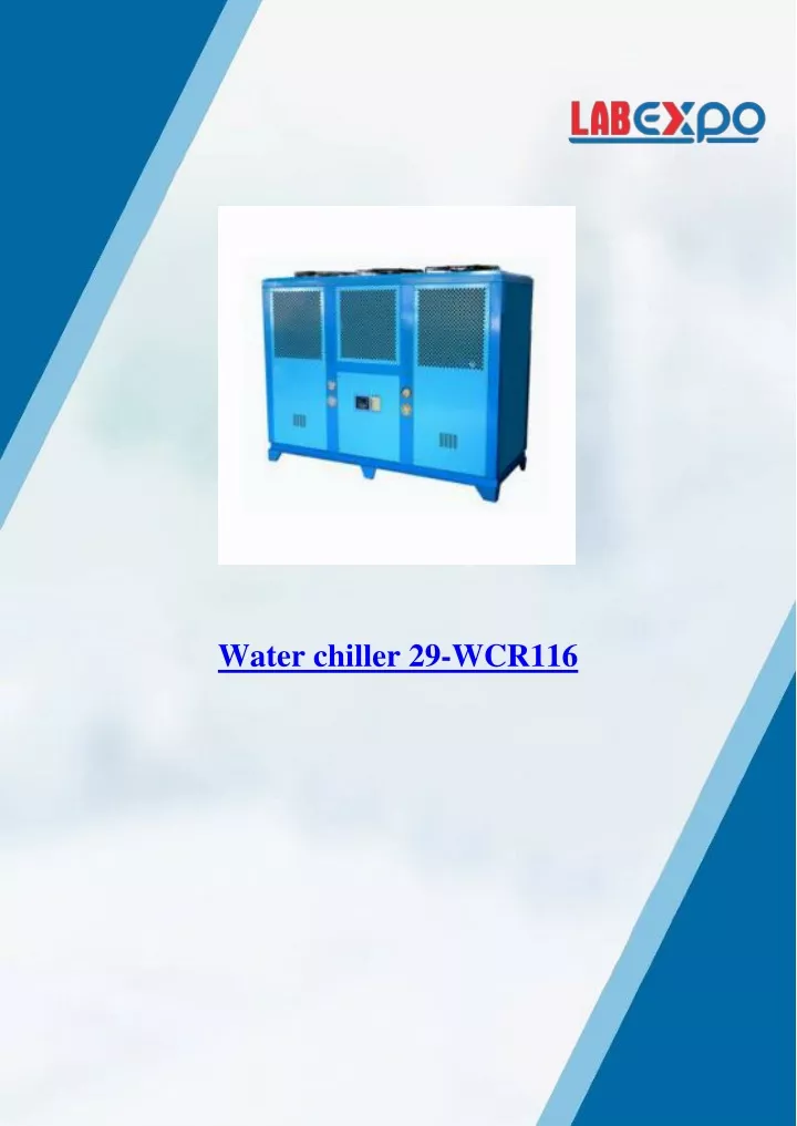 water chiller 29 wcr116