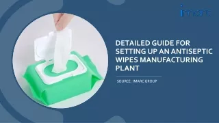 Detailed Report On Antiseptic Wipes Manufacturing Unit PDF