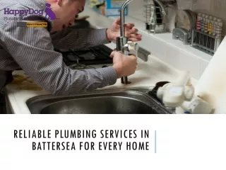 Reliable Plumbing Services in Battersea for Every Home - Happy Dog Plumbing