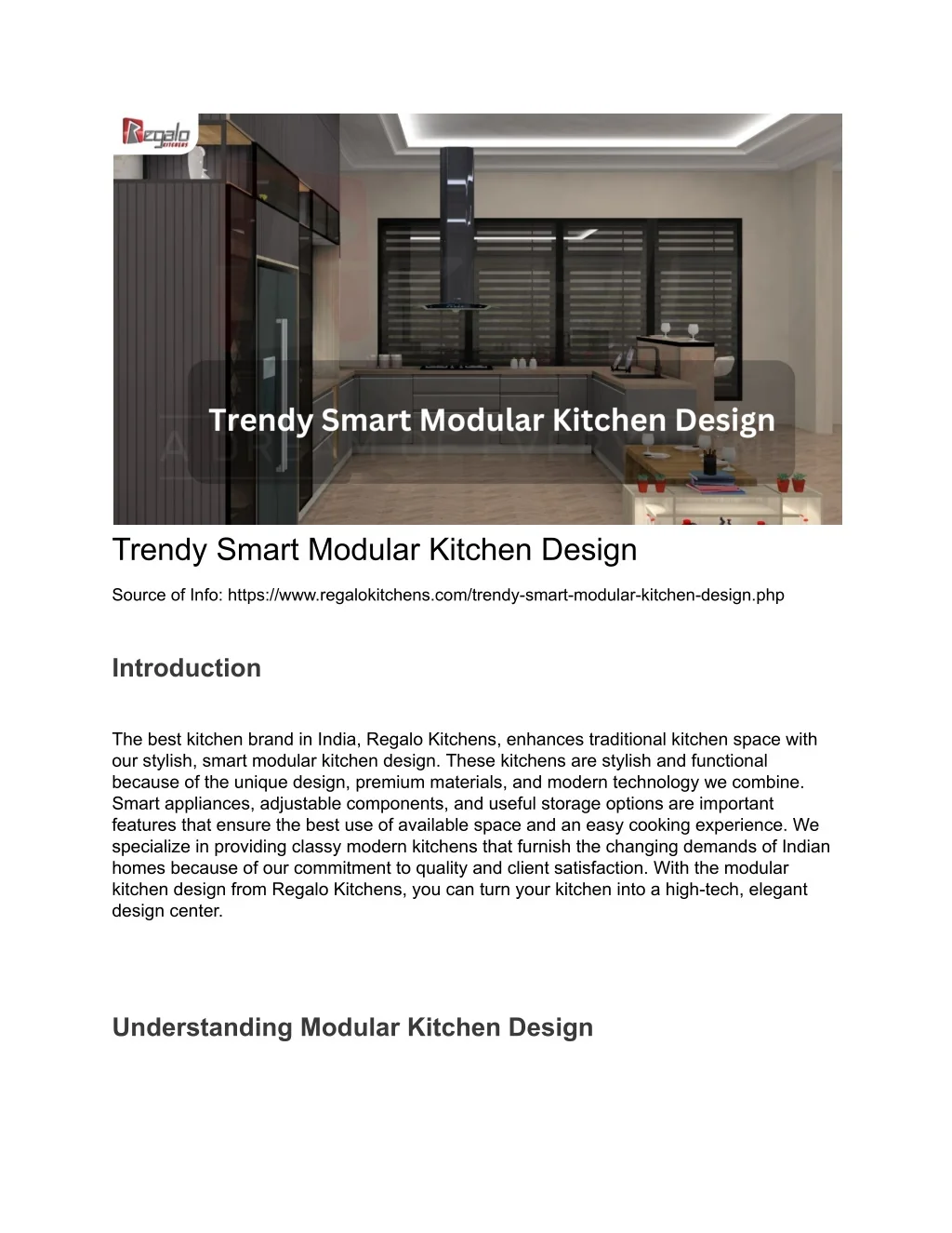 PPT - Trendy Smart Modular Kitchen Design PowerPoint Presentation, free ...