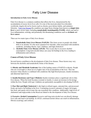 Fatty Liver Disease (1)