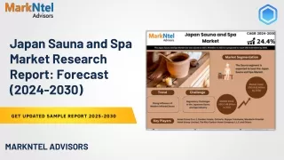 Japan Sauna and Spa Market Research Report: Forecast (2024-2030)