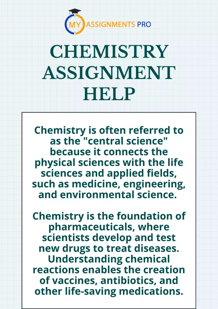 chemistry assignment help