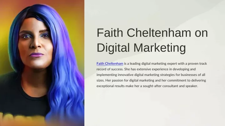 faith cheltenham on digital marketing