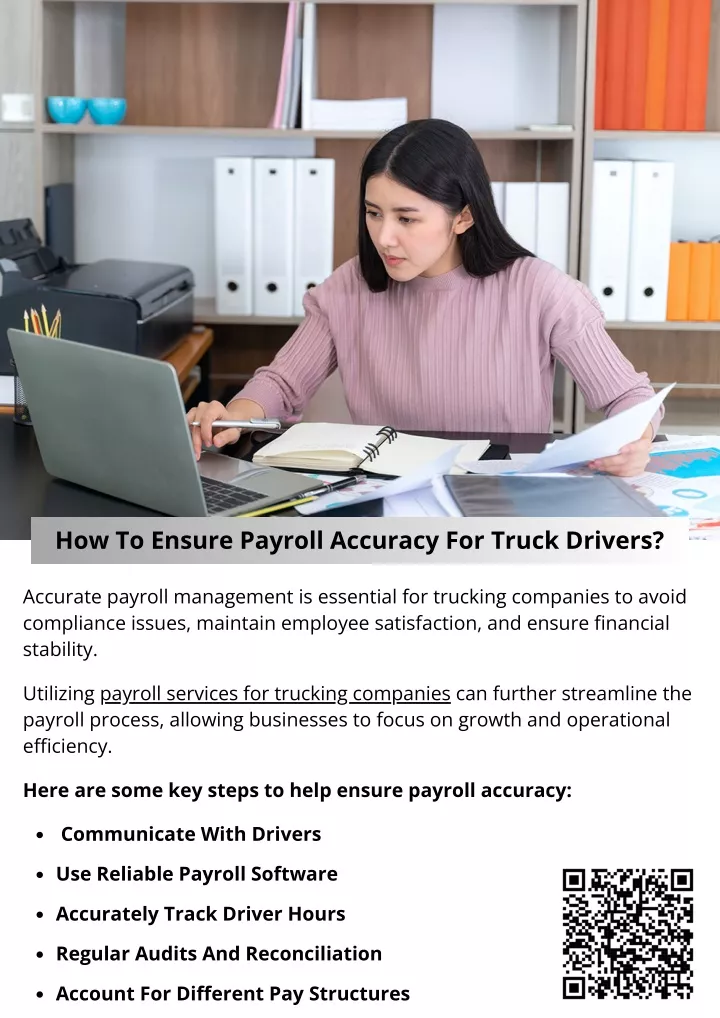 how to ensure payroll accuracy for truck drivers