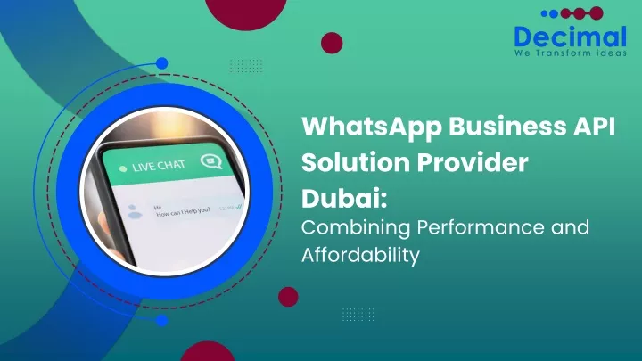 whatsapp business api solution provider dubai