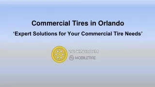Commercial Tires in Orlando: Expert Solutions for Your Needs