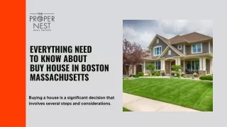 Everything Need To Know About Buy House in Boston Massachusetts