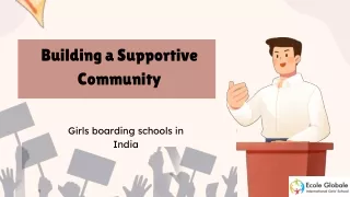 building a supportive community