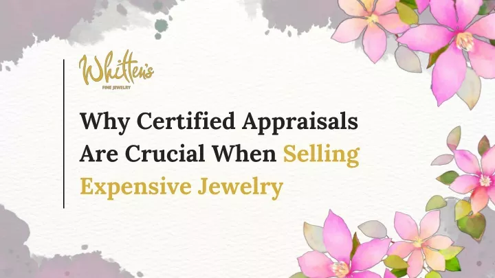 why certified appraisals are crucial when selling