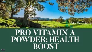 Organic Pro Vitamin A Powder Nature’s Health Boost in Every Spoon